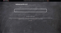 Desktop Screenshot of maleescortguide.co.uk